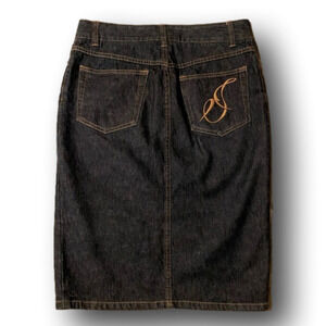 Jacob Denim skirt, dark denim.